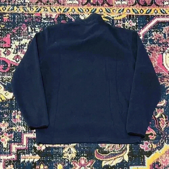 Nike Fit Therma Running Cycling Jacket Women’s M(8-10) Navy Blue Quarter‎ Zip - Picture 2 of 2